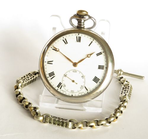1930s Revue Pocket Watch and Chain