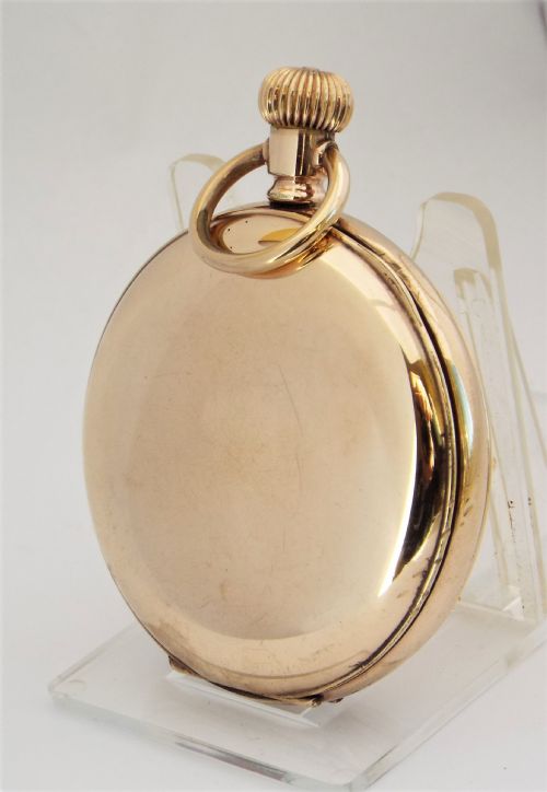 fig 1. Waltham full hunter pocket watch, 1919.