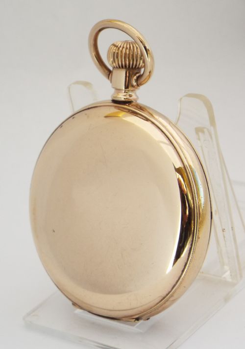 fig 2. Waltham full hunter pocket watch, 1919.