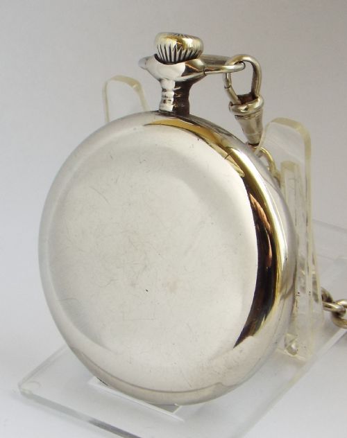 fig 1. A vintage 1930s Vertex pocket watch & chain.  