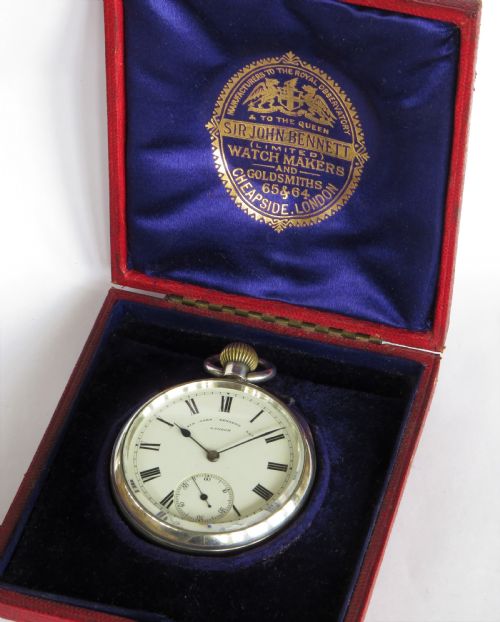 Antique Silver Pocket Watch, Sir John Bennett