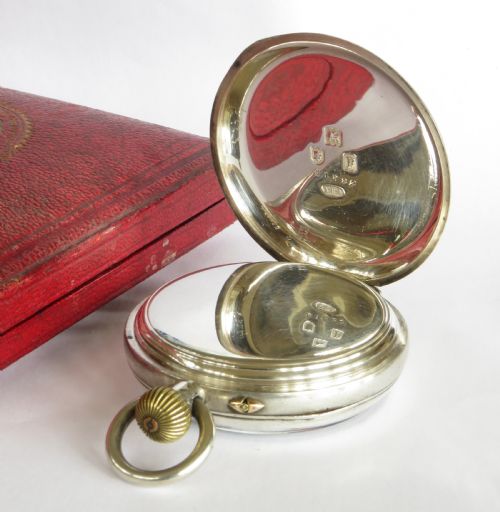 fig 3. Antique silver pocket watch, Sir John Bennett