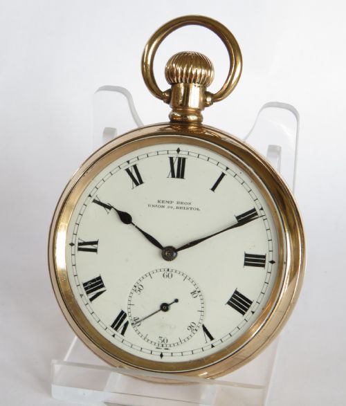Antique Electa Pocket Watch, Kemp Brothers, Bristol