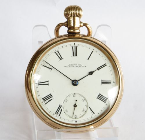 fig 1. Antique Waltham pocket watch, 1902
