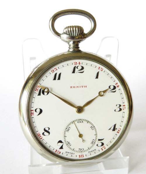 fig 1. 1939 Zenith pocket watch