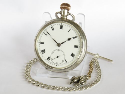 1919 Zenith Pocket Watch and Chain