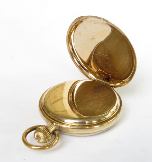fig 1. Antique Waltham pocket watch, 1913