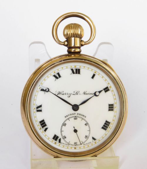 fig 1. Antique Revue pocket watch for Harry Le Moine
