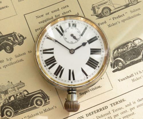 Antique 1910s Car Dashboard Clock