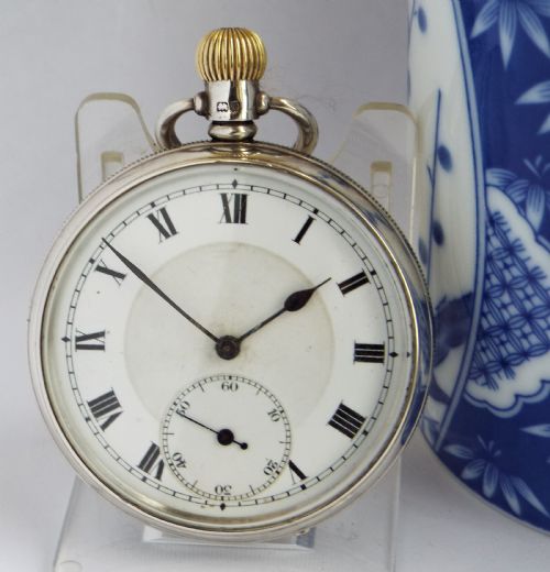 1931 Silver Revue Pocket Watch.
