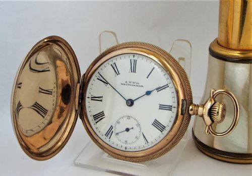 Antique Waltham Full Hunter Pocket Watch.