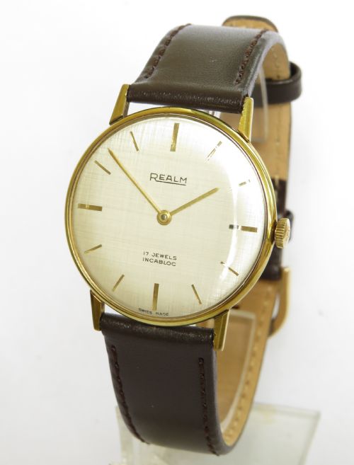 Gents 1960s Realm Wrist Watch