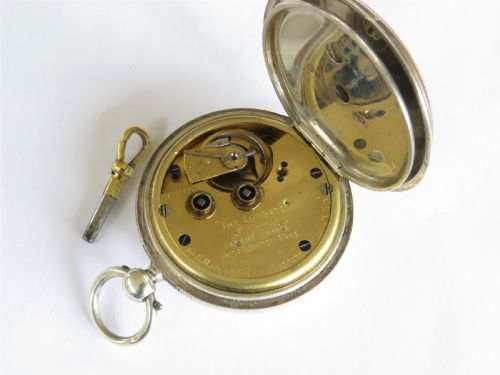 fig 2. Antique “The Ludgate” silver pocket watch, 1886