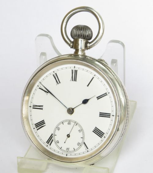 Antique Silver Sir John Bennett Longines Watch