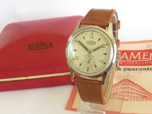 Gents 1950s Roamer Wrist Watch