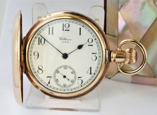 Waltham Full Hunter Pocket Watch, 1928.