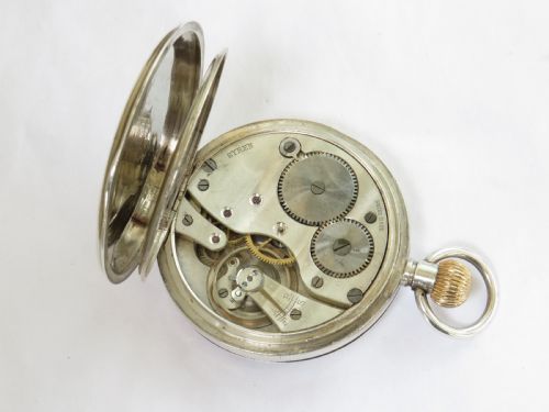 fig 2. Antique silver pocket watch with Harland & Wolff connection