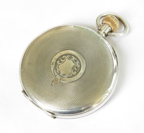fig 4. Antique silver pocket watch with Harland & Wolff connection