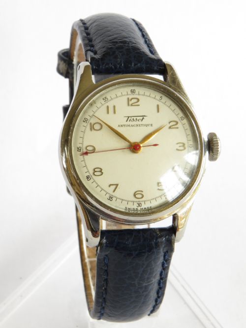 fig 1. Gents Tissot wrist watch, 1949
