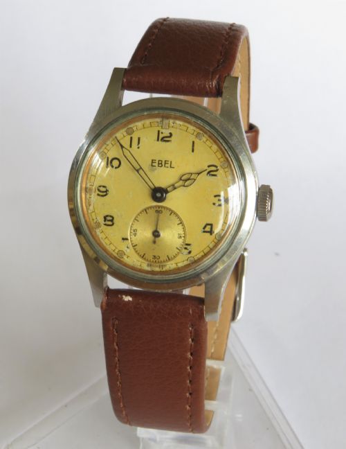 Gents Ww2 Ebel Military Wrist Watch, C1940