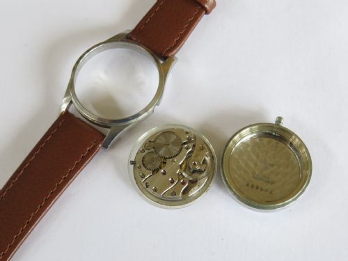 fig 2. Gents WW2 Ebel military wrist watch, c1940