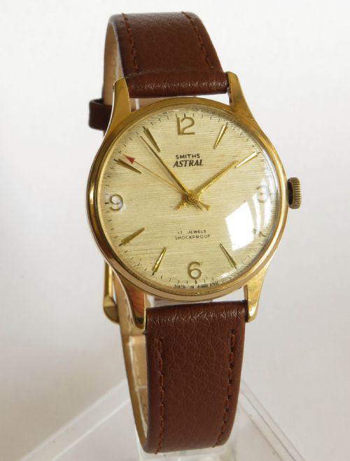 fig 1. Gents 1960s Smiths Astral wrist watch, made in England