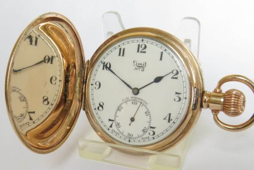 fig 1. 1920s Limit No 2 full hunter pocket watch