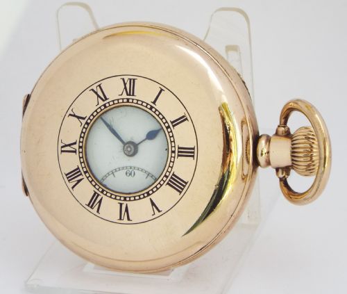 Antique Syren Half Hunter Pocket Watch.