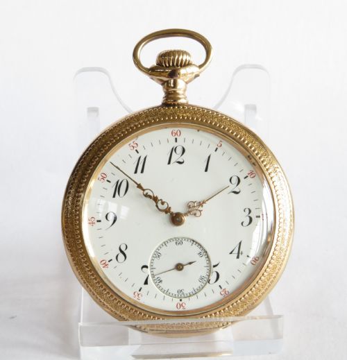 fig 1. Antique Longines pocket watch, 1904