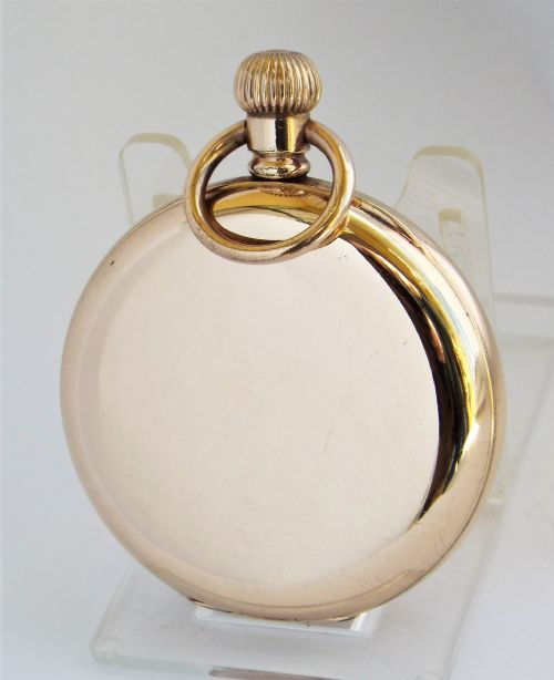 fig 2. Antique Waltham full hunter pocket watch.
