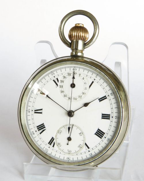 Minerva Chronograph Pocket Watch, C1920