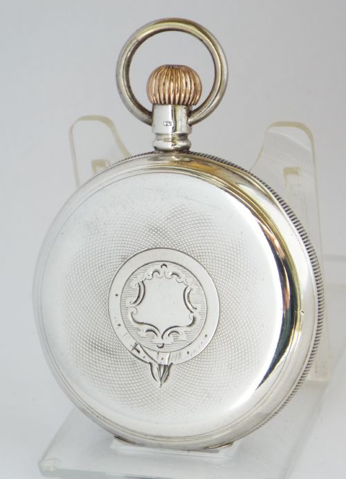 fig 1. Antique silver Vertex pocket watch, 1907.