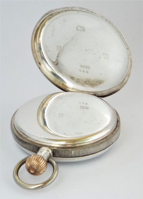 fig 2. Antique silver Vertex pocket watch, 1907.