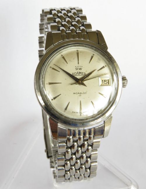 fig 1. Gents 1950s Roamer wrist watch