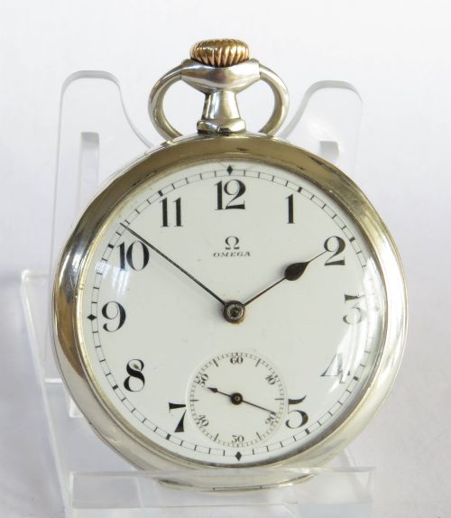 fig 1. Antique Omega pocket watch, 1915