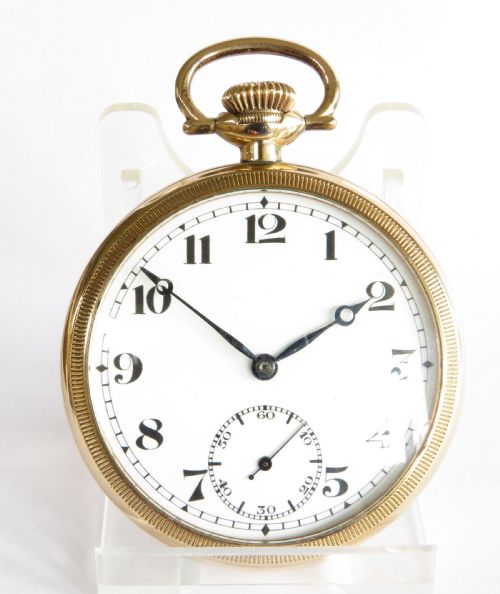 fig 1. Antique 1920s Record pocket watch, super condition