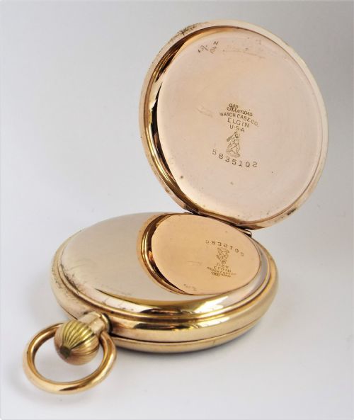 fig 2. Antique 1920s Zenith pocket watch.