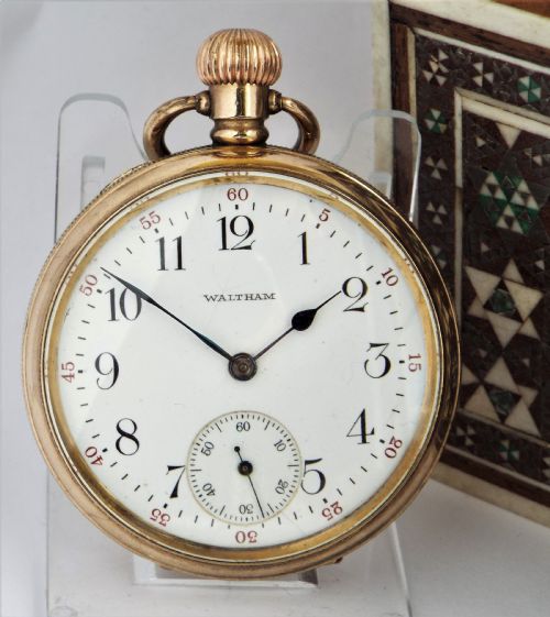 Antique 1903 Waltham Traveler Pocket Watch.