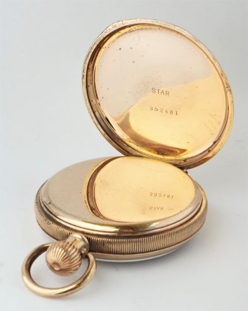 fig 2. Antique 1903 Waltham Traveler pocket watch.