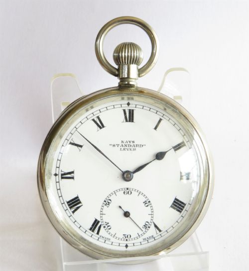 fig 1. 1920s Kays Standard Lever pocket watch