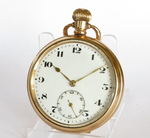 1920s Bernex Stem Winding Pocket Watch