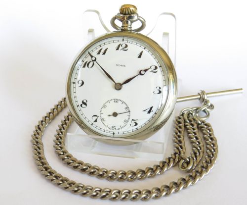 Antique York Pocket Watch and Chain