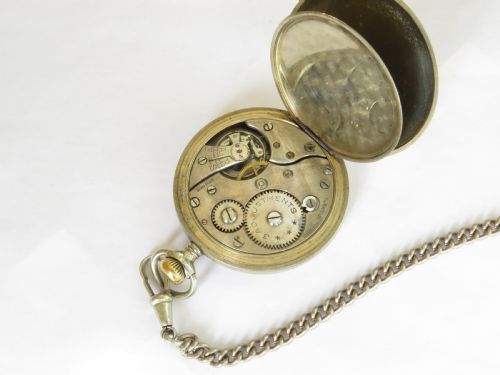 fig 2. Antique York pocket watch and chain