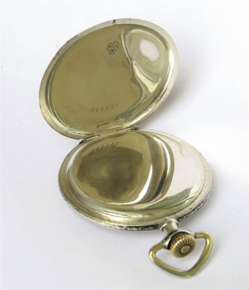 fig 2. Antique Leonidas niello cased pocket watch