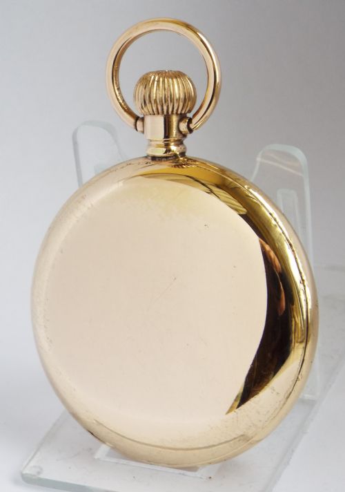 fig 1. Antique Elgin stem winding pocket watch.