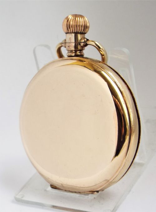 fig 1. Antique Elgin full hunter pocket watch, 1912.
