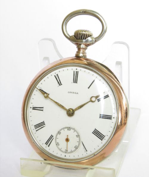 Antique Silver Omega Pocket Watch
