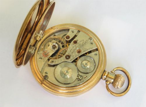 fig 3. Waltham Bartlett full hunter pocket watch, 1918