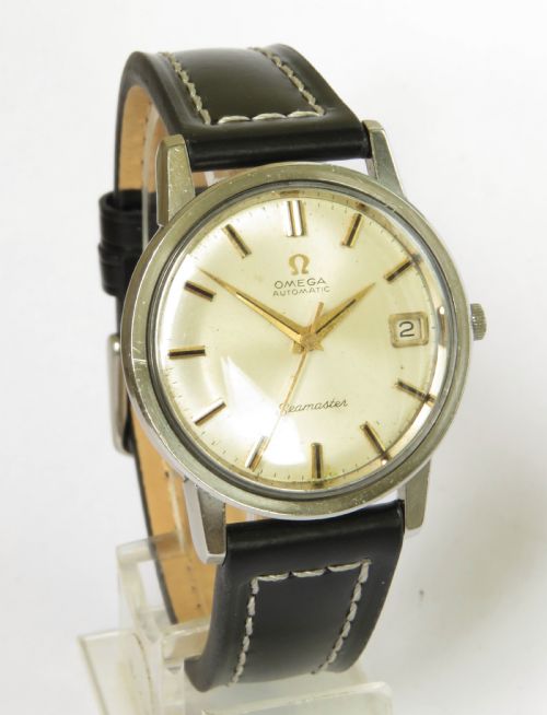 fig 1. Gents Omega Seamaster wrist watch, 1964
