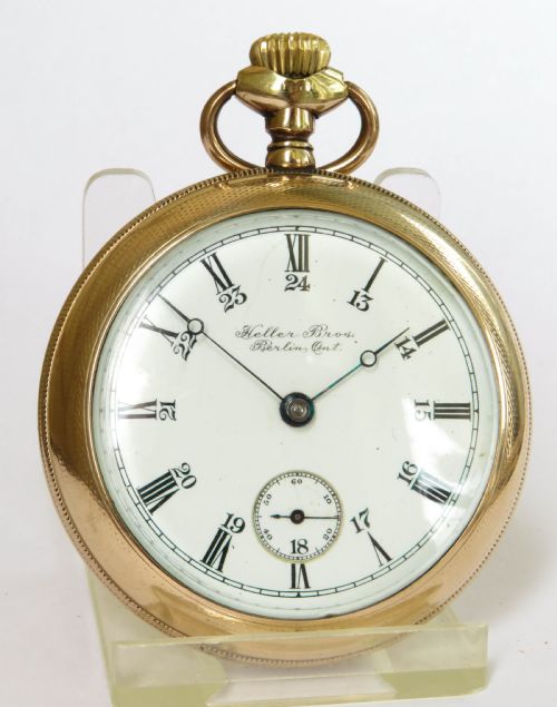 fig 1. Hampden Dueber Grand railroad pocket watch, 1901